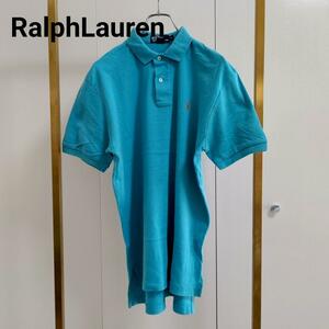 RalphLauren/ラルフローレン/Sターコイズブルーポロシャツ
