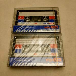 昭和レトロ FAIR MATE 60分カセットテープ FD-60 2本セット