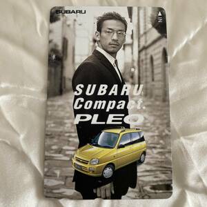 SK [неиспользованный] hidetoshi nakata [телефонная карта] Subaru Subaru Pleo Телефонная карта 50 градусов