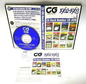 【同梱OK】 自動車雑誌『カーグラフィック』 / Car Graphic / バックナンバー CD-ROM / 1962 - 1963年 / 12冊分のデータ収録！！