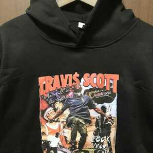 travis scott ラップ パーカー スウェット トラヴィススコット XL 長袖 hiphop rap ヒップホップ black ブラック ビッグサイズ 新品未使用