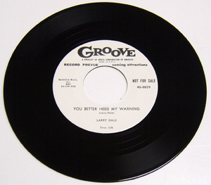 45rpm/ YOU BETTER HEED MY WARNING - LARRY DALE - HIGH LOW JACK - BUDDY LUCAS/ 50's,R&B,JAZZMAN,JUKEBOX JAM,ロカビリー,GROOVE,REPRO