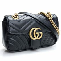 グッチ GUCCI GG MARMONT 2.0 ショルダー 446744 DTD1T 1000 ブラック系 レディース_画像1