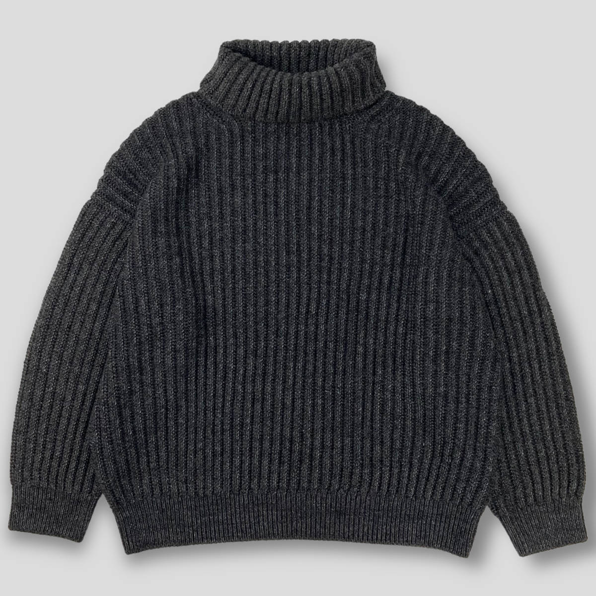 通販 後払い 【極美品】 agns b. wool turtleneck knit sweater