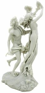 即納！アポロ(アポロン)とダフネ ギリシャ女神の彫刻像 彫像大理石風 (ベルニーニ作) バロック彫刻家 輸入品