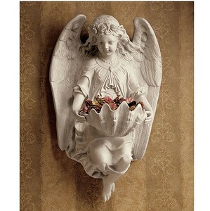西洋彫刻 ブリクストンアビー(修道院)の天使 エンジェルの壁飾り 壁彫刻 彫像/カトリック教会 輸入品