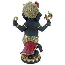 立っているガネーシャ像(夢を、かなえるゾウ) ヒンズー教 象の神像 幸運神 高さ約30ｃｍ彫像 彫刻/厄除け富貴神 輸入品_画像4