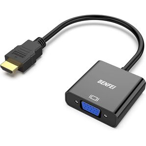 HDMI-VGAへ 金メッキ HDMIからVGAアダプター