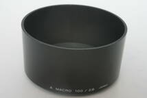 ミノルタ　　A MACRO　100/2.8用フード　　バヨネットタイプ　　中古品 _画像4