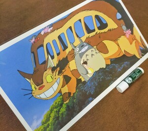 スタジオジブリ　となりのトトロ　レイアウト　カレンダー　切抜　検)ジブリ　ポストカード　ポスター　原画　セル画　宮崎駿　GHIBLI　w