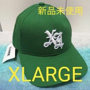 【新品 XLARGE（Xラージ）】オールドイングリッシュ 立体刺繍ロゴ キャップ