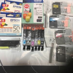 新品　まとめ　EPSON brother canon 純正インク　送料無料