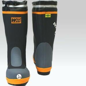 XL 28.0cm 安全長靴 爪先鉄芯 安全靴 WILD WOLF ワイルドウルフ オカモト RMT-70324の画像3