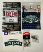 MLB ボストンレッドソックス.フェンウェイパーク100周年記念グッズ4種 未使用品 現地購入品 当時物 2012年 Boston RedSox.Fenway Park.公式_画像1