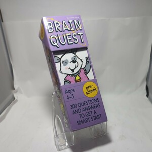 英語クイズゲーム：BRAIN QUEST PRESCHOOL 4/E (AGES 4-5)