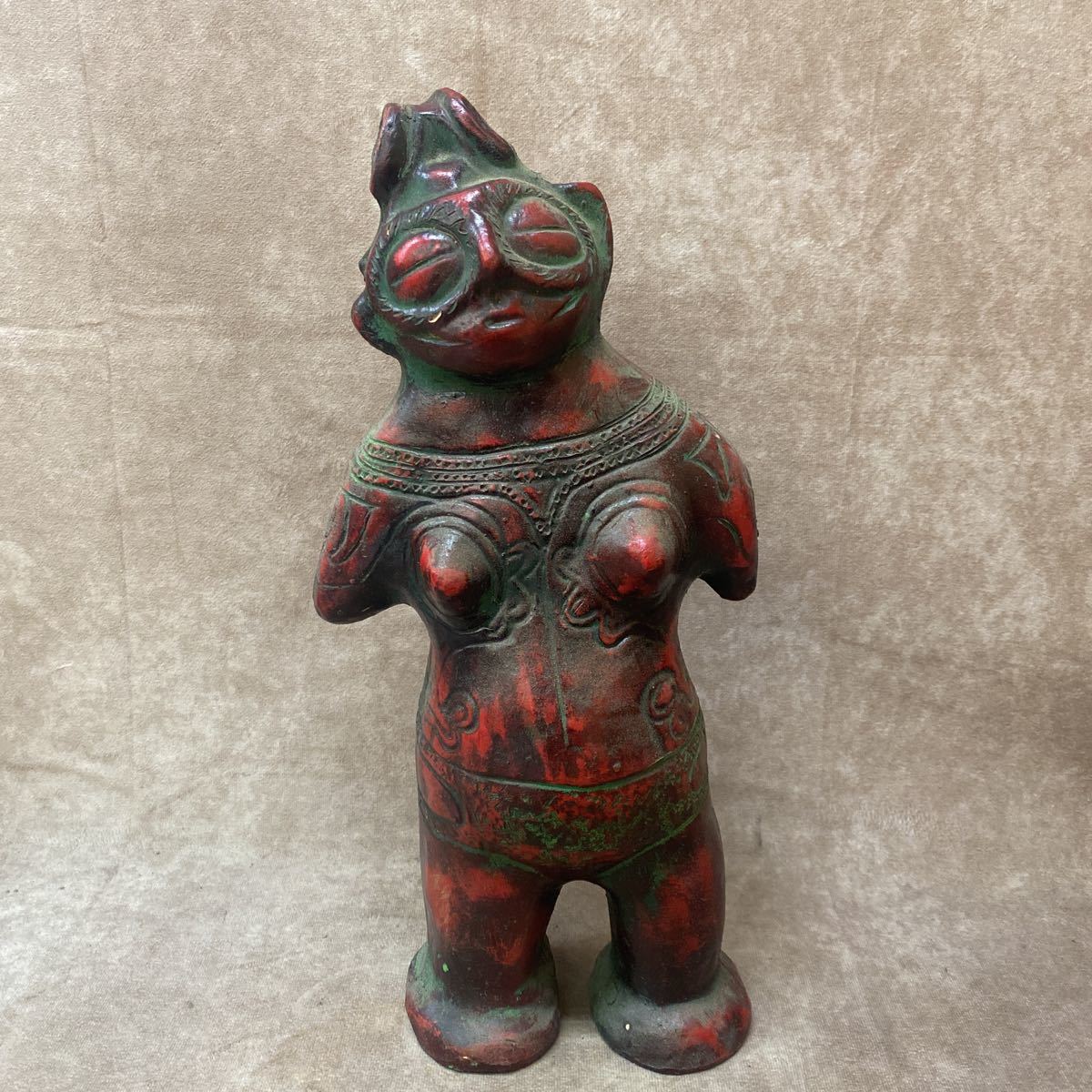 新作入荷!!】 土偶 縄文の女神 原寸大精密複製品 asakusa.sub.jp