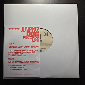 Jumping! Dog Records 04 [jdr; 004] URBAN SPECIES・LALAH HATHAWAY プロモ