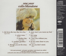 コリン・ブランストーン COLIN BLUNSTONE / 一年間 ONE YEAR / 1995.02.01 / 1stソロアルバム / 1971年作品 / ESCA-7575_画像2