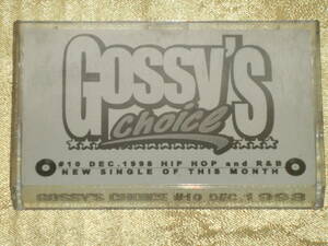 おまけ付MIXTAPEミックステープ ☆データ＆音源データ付☆GOSSY'S CHOICE 1998 HIPHOP and R&B MIX　＃１０ ★MURO KIYO R&B KOMORI