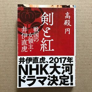 剣と紅　戦国の女領主・井伊直虎 （文春文庫　た９５－１） 高殿円／著