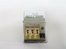 【即日発送】※ジャンク※ ZIPPOI ジッポ PUZZLE ZIPPO スロット柄 1995年製 火花NG 年代物 アンティーク ライター 361 Y8_画像1