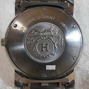 稼働中・スイス製・美品・エルメス クリッパーメンズ自動巻き時計・OH済み・HERMES horloger の画像8