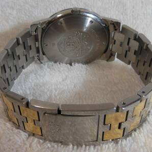 稼働中・スイス製・美品・エルメス クリッパーメンズ自動巻き時計・OH済み・HERMES horloger の画像9