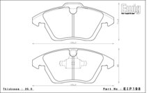 エンドレス ブレーキパッド Ewig MX72 PLUS 前後セット プジョー 208 GTi A9C5F03 13/7～ 200PS_画像2