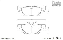 エンドレス ブレーキパッド Ewig CC-Rg 前後セット BMW ミニ F60 クーパーSDクロスオーバーALL4 YT20 17/7～_画像3