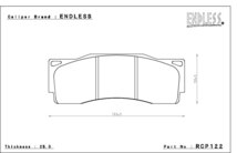 エンドレス キャリパー システムインチアップキット RacingMONO6＆6r 前後セット フェアレディZ Z33 純正ブレンボキャリパー装着車_画像4