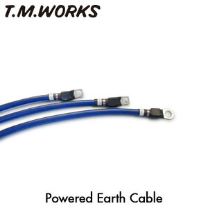 T.M.WORKS パワードアースケーブル ランサーエボリューション 4 CN9A 4G63 バッテリー移動車