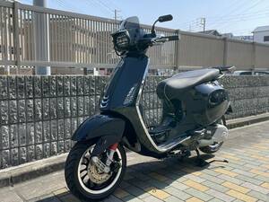 Vespa Sprint 150 ABS ベスパ スプリント150 ブラック ちょい悪カスタム車両！しぶーい 大阪　寝屋川から