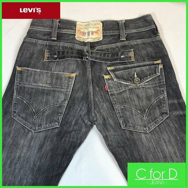 ★LEVI’S★W32 リーバイス ジーンズ デニムパンツ メンズ スリム LOT502 グレー ジッパーフライ パンツ ジーパン パンツ Gパン P052