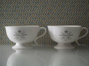 【HARNEY&SONS】 TEA CUP ハーニー＆サンズ オリジナルロゴ入り ティーカップ2個 FORLIFE