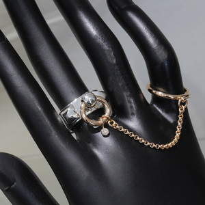 Hermes Hermes Ring Diamond 49 Colled Sian Ring S 750/925 E0012