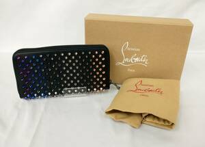 Christian Louboutin/クリスチャンルブタン/ブラック/長財布/スタッズ/グラデーションメタルスパイク