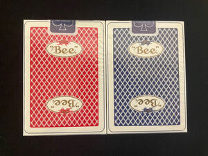 Bee Premium Casino Playing Cards 赤＆青２デックセット