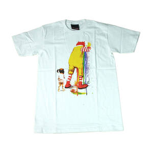 マクドナルド ジャンクフード ジョーク ハンバーガー ストリート系 おもしろTシャツ メンズTシャツ 半袖 白 ★N318L