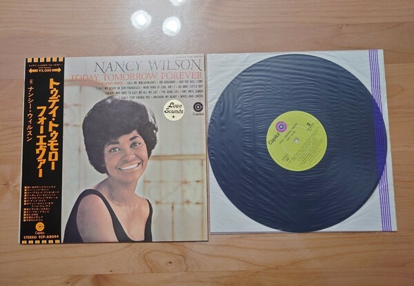 ★ナンシー・ウィルスン Nancy Wilson★トゥデイ・トゥモロー・フォーエヴァー　Today Tomorrow Forever★帯付★LPレコード★中古品 