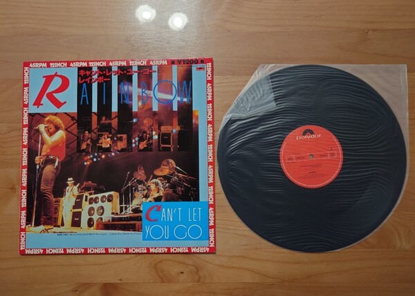 ★レインボー Rainbow ★キャント・レット・ユー・ゴー CAN'T LET YOU GO★12インチレコード★中古品