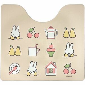 ミッフィー miffy トイレマット（アイコン） Dick Bruna トイレ ベージュ