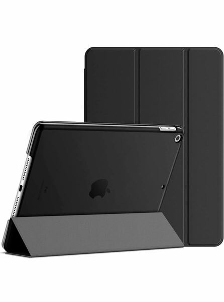iPad ケース 10.2インチ 2021/2020/2019モデル 第9/8/7世代用　ケース 三つ折りスタンド 耐衝撃カバー 黒