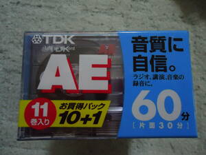  cassette tape 60 minute 11 volume TDK product 