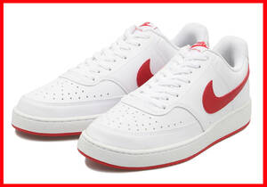 【正規品】26.5cm■NIKE COURT VISION LO SL■コート ヴィジョン/CD5465-102(ホワイト/Uレッド) AIR FORCE 1 AIRFORCE1 AF1 エアフォース1