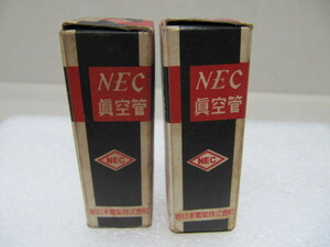 未使用品 真空管 NEC　4RHH2　2本セット 真空管/ラジオ/アンプ　　2-1