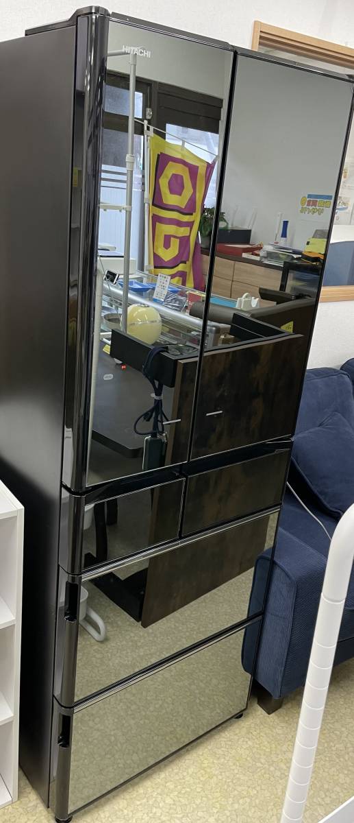 名古屋市内 近郊送料無料 2018年製 日立 6ドア 冷凍冷蔵庫 520L-