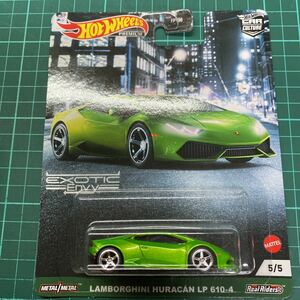 ホットウィール Hot Wheels LAMBORGHINI HURACAN LP 610-4 セキュリティシール貼付有