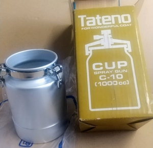 Taneno スプレーガン用吸上式カップ C-10 1000㏄ 未使用 ※フタなしカップのみ 送料込み 