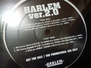 HARLEM ver.2.0 未使用 未開封 TOKONA-X ZEEBRA DJ HAZIME Dirty go around レコード アナログ 非売品