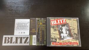 Blitz Blitzed An All Out Attack 国内盤CD ステッカー付き ブリッツ oi punk